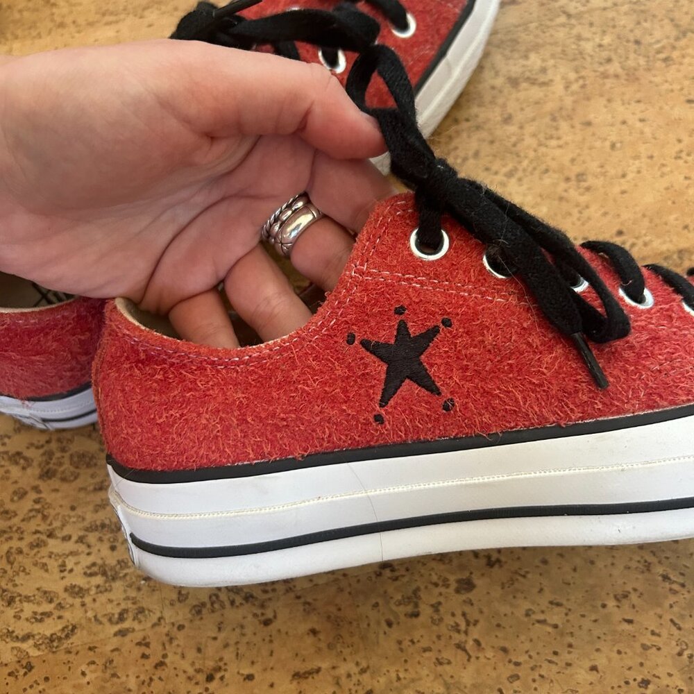 Converse Stussy x Chuck 70 Low Poppy Red A07664C - Picture 2 of 4